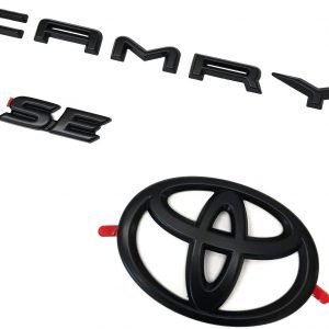 Genuine Toyota Camry SE Blackout Black Emblem Overlays PT948 03191 02