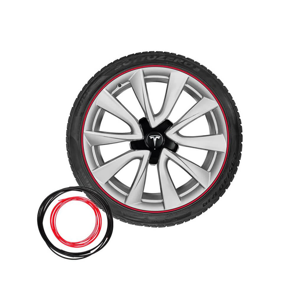 Black Wheel Bands for Tesla Model